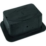 UF test joint box without test joint 300x220x120mm, GCI, black lacquer
