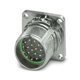 M23-17P1N8AW600S - Device connector front mounting