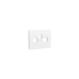 COVER PLATE FOR R-TV-SAT SOCKETS WHITE