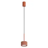 Pendant lamp AURA 1 red ochre Gx53