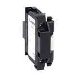 Auxiliary contact for side mounting. Screw terminals, for BF… series contactors, 1NO