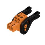 PCB plug-in connector, female plug, 3.50 mm, Number of poles: 2, 180°, Clamping yoke connection, Clamping range, max. : 1.5 mm², Box
