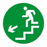 DROP 28 ICON STAIRS DOWN LEFT