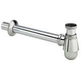 Bidet bottle trap without outlet 11/4"x32-200mm, chrome
