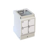 4 RJ45 FTP/STP MOD DIN P.PANEL
