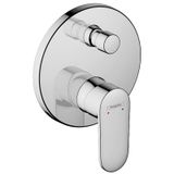 Vernis Blend built-in bath mixer, surface-mounted, chrome