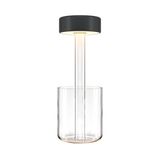 Modern AI Collaboration Battery lamp Black