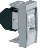 Data socket RJ45 category 5e STP, aluminum, 1M