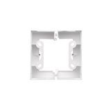 Single contact push button without pictogram, (module), Simon 24, IP20/IP44, 10AX, 10A, champagne matt