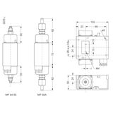 Differential pressure switch, MP55A