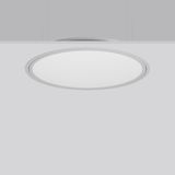 TRIONA round, 31 W, 3900 lm, 840, silver, DALI Recessed ceiling lumina