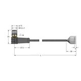 Actuator and Sensor Cable, PVC Connection Cable   WSS8T-2/TEL