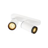 GRIP! L, SPOT CL, double QPAR51 Ceiling Luminaire, cyl, 6W