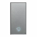 ROCKER WITH LIGHT.BELL SYMB.ALLU.1M