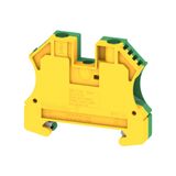 Terminal block 10 mm² earth, screw