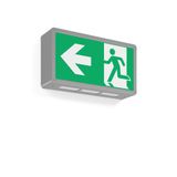 RECHTECK, 3 W, aluminium, on/off Wall luminaires, L 362 B 90 H 192, SB