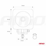 Working lamp AWL18 1LED HP SPOT 9-36V