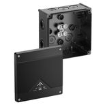 Junction box, Type of protection IP66, max. 10², Impact strength IK07, Protection class II, Ui 1000V AC, Ui 1000V DC, DLG, VDE, Halogen free Abox 100-L/sw