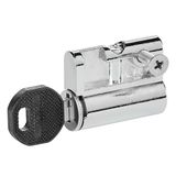 Half cylinder lock with key EK 333, including 1 key