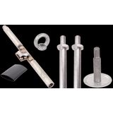 Starter kit for earth rod screwable,