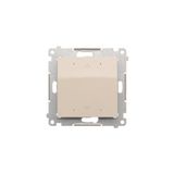 Controller for roller blinds, blinds, awnings, curtains, controlled by a smartphone [Wi-Fi] - SHUTTER, 2 x 6A, 230V, (module), cream white/electro white