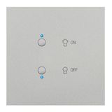Art d'Arnould universe Epure switch for light MyHOME_Up - satin steel