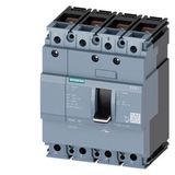 switch disconnector 3VA1 IEC frame 160 4-pole SD100, In=160A without overload protection w/o short-circuit  3VA1116-1AA42-0CC0