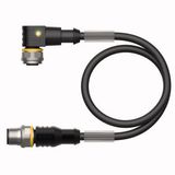 Actuator and Sensor Cable, PUR Extension Cable   WKC4.4T-P7X2-3.5-RSC4.4T/TXL