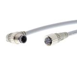 Cable with connectors on both cable ends, M12 straight socket (female) XS2W0463F