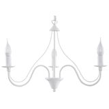 MINERVA CHANDELIER 3 WHITE E14 3X40W IP20
