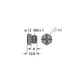 Accessories for Actuator/Sensor Cables M8 × 1 Blanking Plug   SCHUTZSTOPFEN ISK-M8