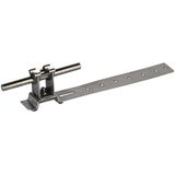Roof conductor holder DEHNgrip Al/StSt H 20mm Rd 8mm w. brace L 205mm