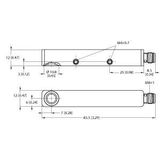 Ultrasonic Sensor Diffuse Mode Sensor   RU40U-Q12S-UN8X-V1141