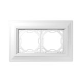 Cover frame LS ZERO plaster frame 2-gang