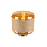PANTILO ROPE 19, table light, E27, cyl, 1 x max. 15W, gold