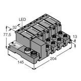 Set for Simple I/O Communication via DeviceNet™ in IP67   TI-BL67-DN-S-8