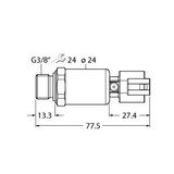 Pressure Transmitter With Current Output (2-Wire)   PT600R-2149-I2-DT043P
