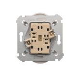 230 V LED dimmer [Wi-Fi], 2-200 W, 230V, (module), cream white/electro white