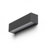 CAMARGUE wall anthracite grey satinated glass 230V LED 6W IP65 3000K