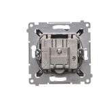 Cover for single socket outlet with earthing, yellow