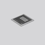 Cover plate, diffuser L 255 B 240 H 13 colour: silver