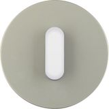 Cover plate toggle rotary switch/spring-return p-b, R.classic, st st/p