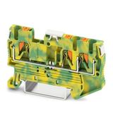 PT 2,5-TWIN-PE-R-CLM - Protective conductor terminal block
