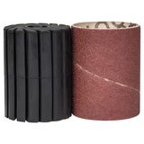 Shank for sanding sleeve 60mm, Sanding sleeve grid 80