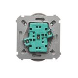 Triple push button, (module), 10AX, quick connection, Inox, metallized