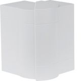 External corner adjustable for BRS 68x130mm lid 80mm halogen free in pure white