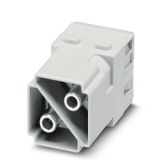 Power module, 1000 V, 100 A, Number of poles: 2, Axial screw connection, Male, Required plug-in slots: 2