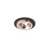 SHARM R I recessed black copper/copper 230V LED 10W 24° 3000K