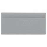 Separator plate 2 mm thick oversized gray