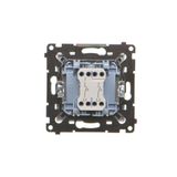 Temperature regulator with inner detector, cream white/electro white